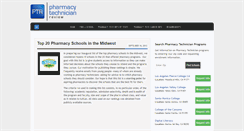 Desktop Screenshot of pharmacytechnicianreview.com